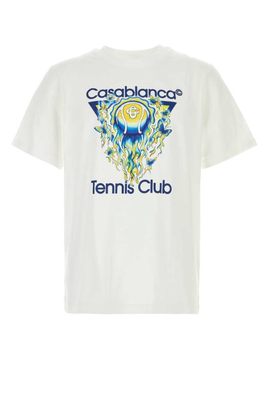 26SS 카사블랑카 반팔 티셔츠 MSP26JTS00101 TENCLIC White