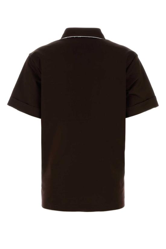 26SS 프라다 폴로 티셔츠 P963NSOOO173L F0192 Brown - PRADA