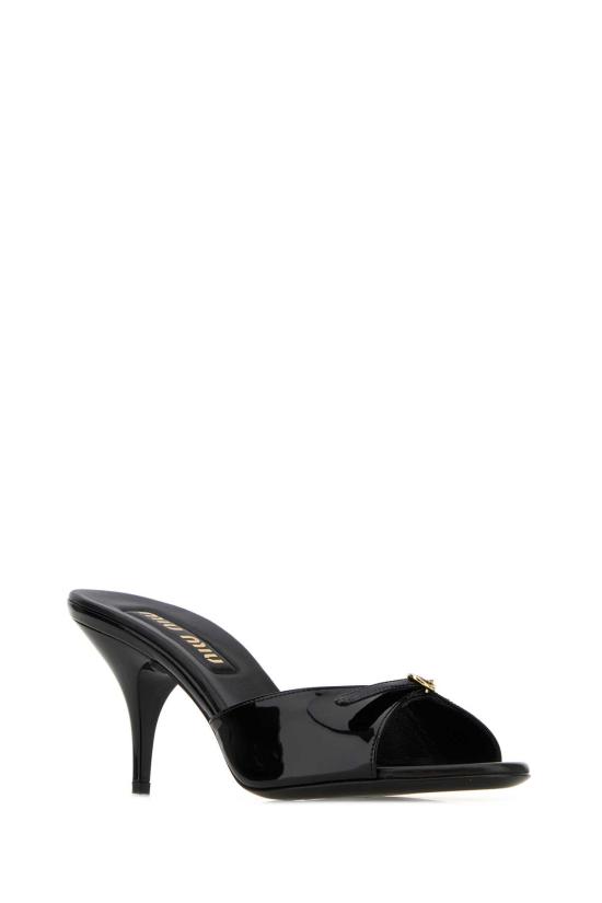 26SS 미우미우 샌들 5XX665F075069 F0002 Black - MIU MIU