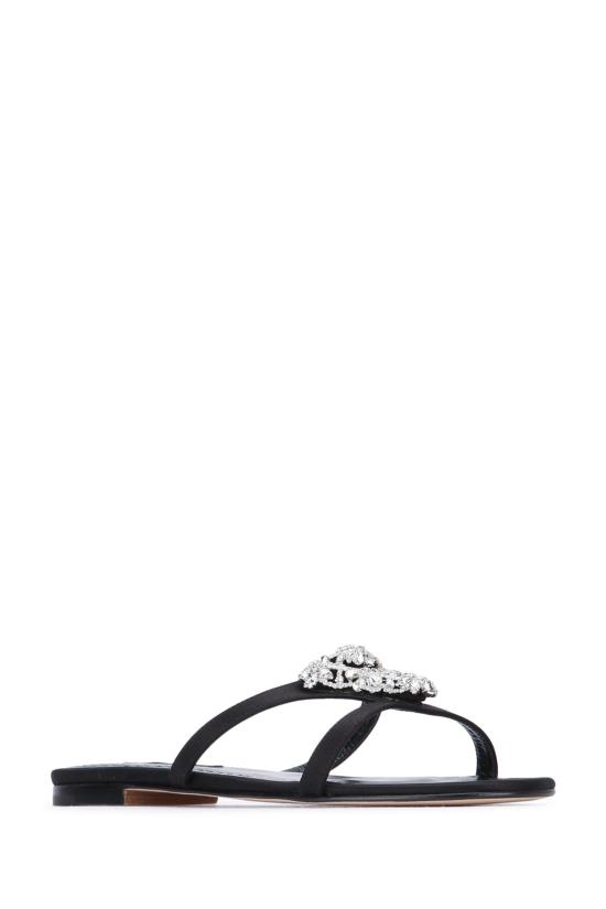  마놀로 블라닉 샌들 TRINAMUFLAT1221939 BLCK - MANOLO BLAHNIK