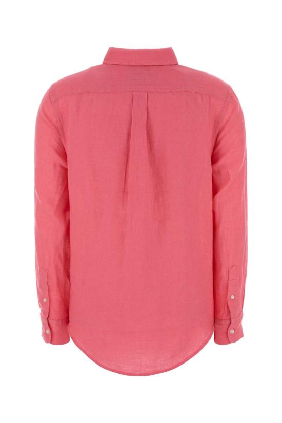 26SS 폴로 랄프로렌 포니 자수 리넨 셔츠 (211970730009) 211970730 504 Pink - POLO RALPH LAUREN