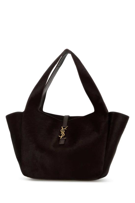 26FW 생로랑 LE 5 A 7 베아 포니 헤어 레더 스몰백 763435AAD25 2217 Brown - SAINT LAURENT