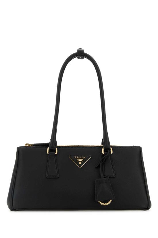 26SS 프라다 갤러리아 미디엄 가죽 핸드백 1BA457VYO02CYS F0002 Black