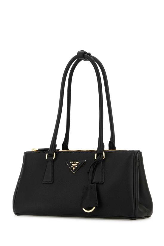 26SS 프라다 갤러리아 미디엄 가죽 핸드백 1BA457VYO02CYS F0002 Black - PRADA