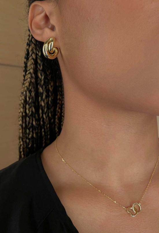  더 엔케이씨 스토어 이어링 Nkc Store Nodi 후프 귀걸이 Vermeil