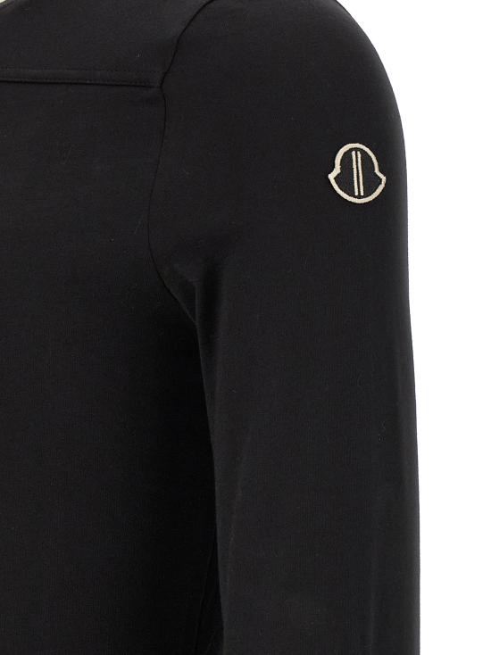 26SS 릭 오웬스 긴팔 티셔츠 MU01F8D0189AHD999 Black - RICK OWENS