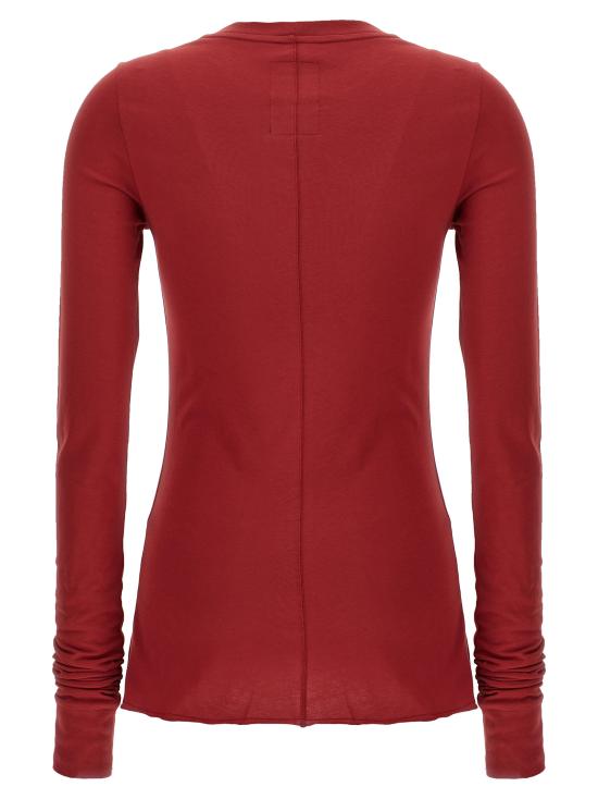 26SS 릭 오웬스 긴팔 티셔츠 MU01F8D0189AHD46E Red - RICK OWENS