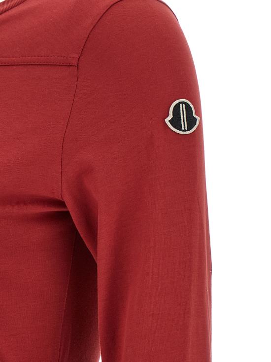 26SS 릭 오웬스 긴팔 티셔츠 MU01F8D0189AHD46E Red - RICK OWENS