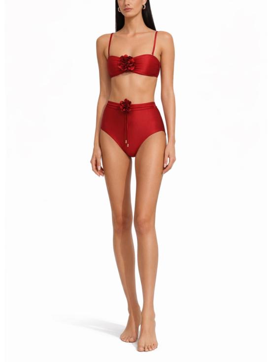 25FW 짐머만 비키니 수영복 4380WSS255 DKRD RED - ZIMMERMANN