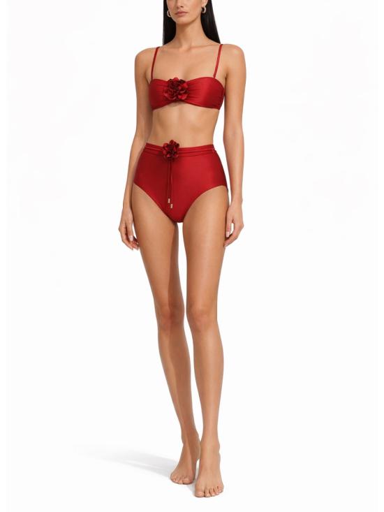 25FW 짐머만 비키니 수영복 4378WSS255 DKRD RED - ZIMMERMANN