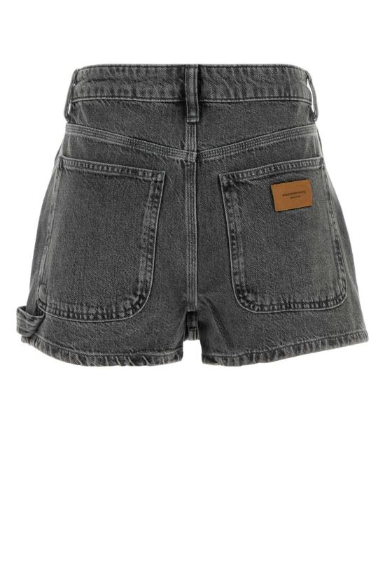 26SS 알렉산더 왕 데님 스커트 4DC1265108 022B Black - ALEXANDER WANG