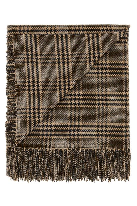 25FW 생로랑 머플러/스카프 8370813YS31 1079 Checked - SAINT LAURENT