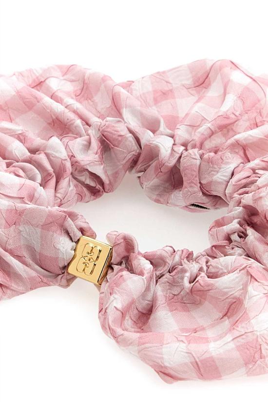 25FW 가니 헤어 액세서리 A6688 038 Checked - GANNI