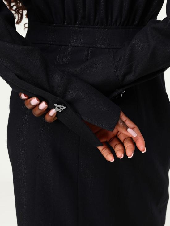 25FW 제니 미디 원피스 79AAO419N0621 899 Black - GENNY