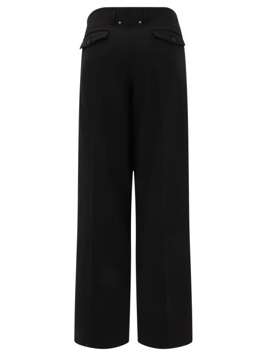 26SS 골든구스 스트레이트 팬츠 GWP01203P001546 90100 BLACK - GOLDEN GOOSE