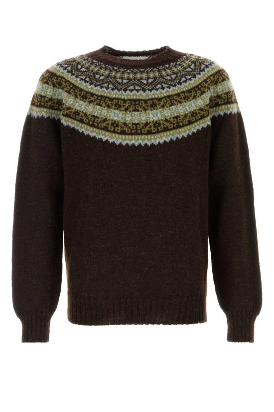 25FW 할리 오브 스코틀랜드 스웨터 M53207 BLACK Brown