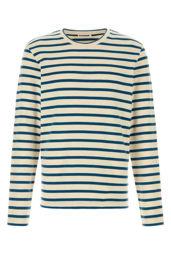 26SS 질샌더 반팔 티셔츠 J47NH0002J46497 109 Stripped