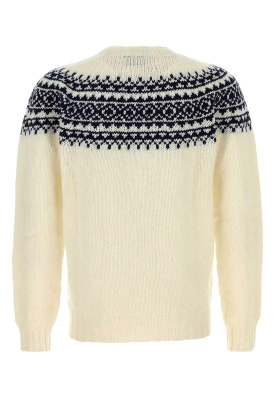 25FW 할리 오브 스코틀랜드 스웨터 M39537 SNOWWHTNAVY White - HARLEY OF SCOTLAND