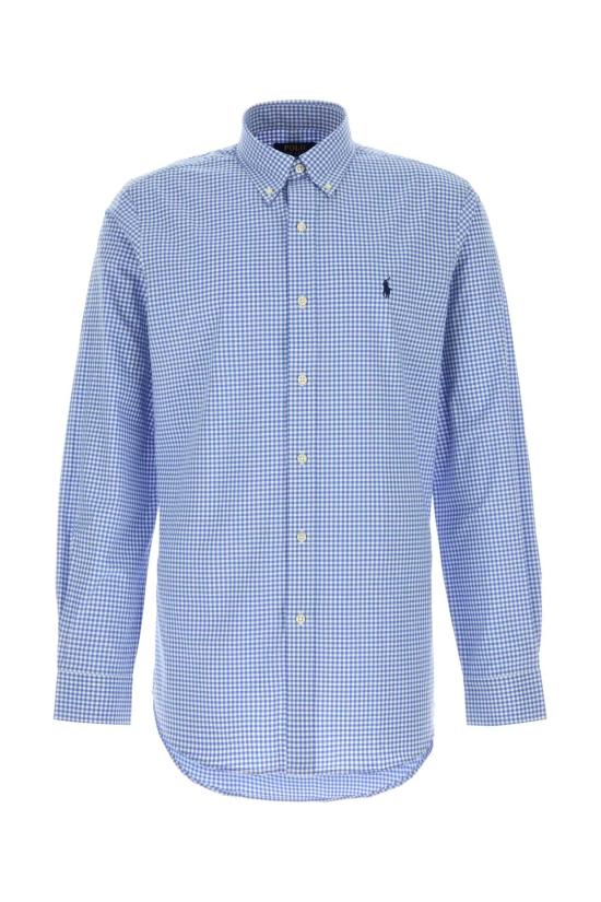 26SS 폴로 랄프로렌 커스텀 핏 코튼 포플린 포니 로고 셔츠 710928255 004 Checked