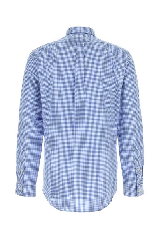 26SS 폴로 랄프로렌 커스텀 핏 코튼 포플린 포니 로고 셔츠 710928255 004 Checked - POLO RALPH LAUREN