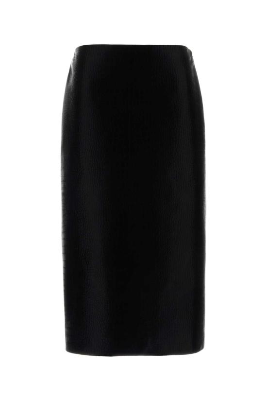 26SS 구찌 미디 스커트 852309XNBAA 1000 BLACKBLACKBLACK