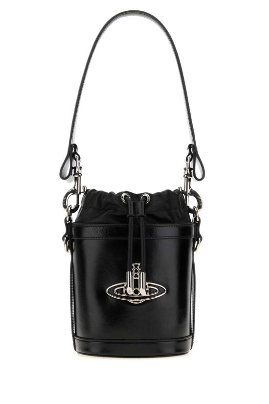 26FW 비비안웨스트우드 키티 스몰 버킷백 4C030009WL00BR N401 Black