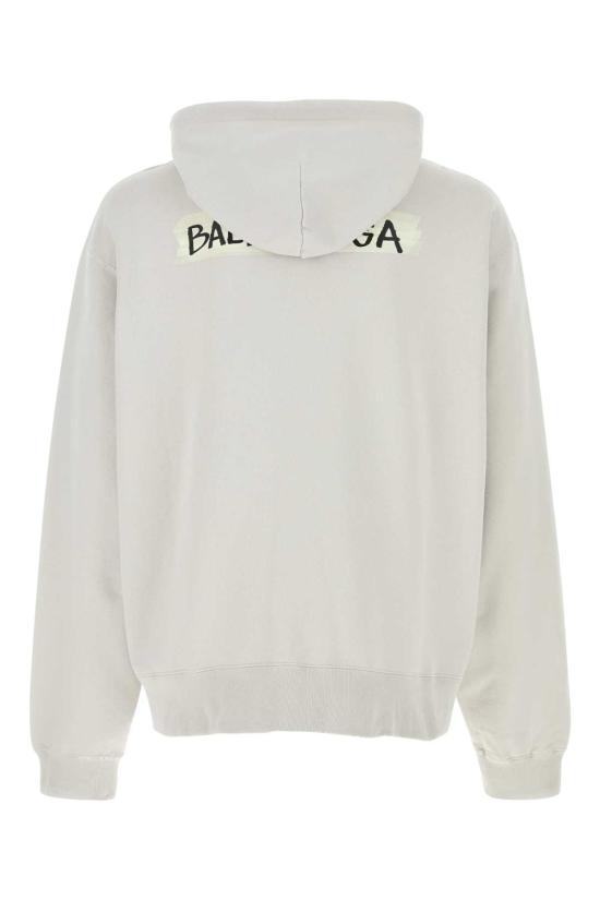 26SS 발렌시아가 마스킹 테이프 오버사이즈 집업 후디 850338TTVL7 9012 White - BALENCIAGA