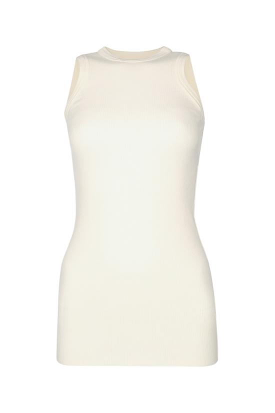 25FW 피비 파일로 민소매 티셔츠 CK12YW4501 103CR CREAM