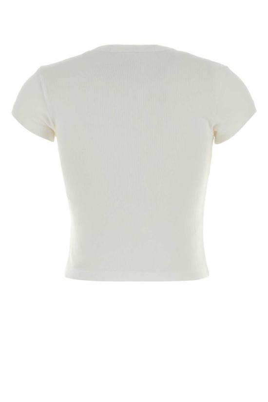 26SS 알렉산더 왕 반팔 티셔츠 1CC1261209 100 White - ALEXANDER WANG