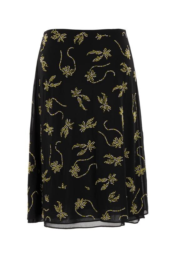 25SS 16알링턴 미디 스커트 SMD155SS25 01 NERO CITRINE - 16ARLINGTON