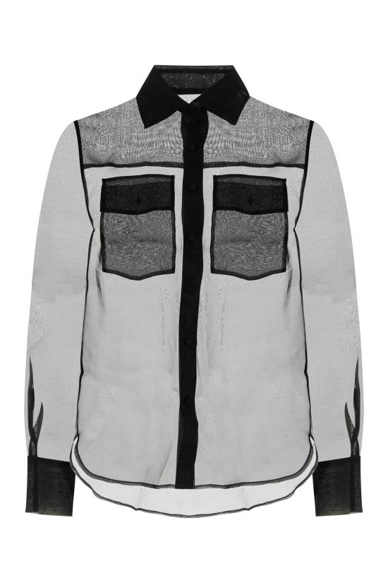 25SS 더 니나 스튜디오 셔츠 SHIRT BLACK