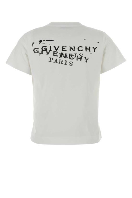 26SS 지방시 반팔 티셔츠 BW70FJP7A7 100 White - GIVENCHY