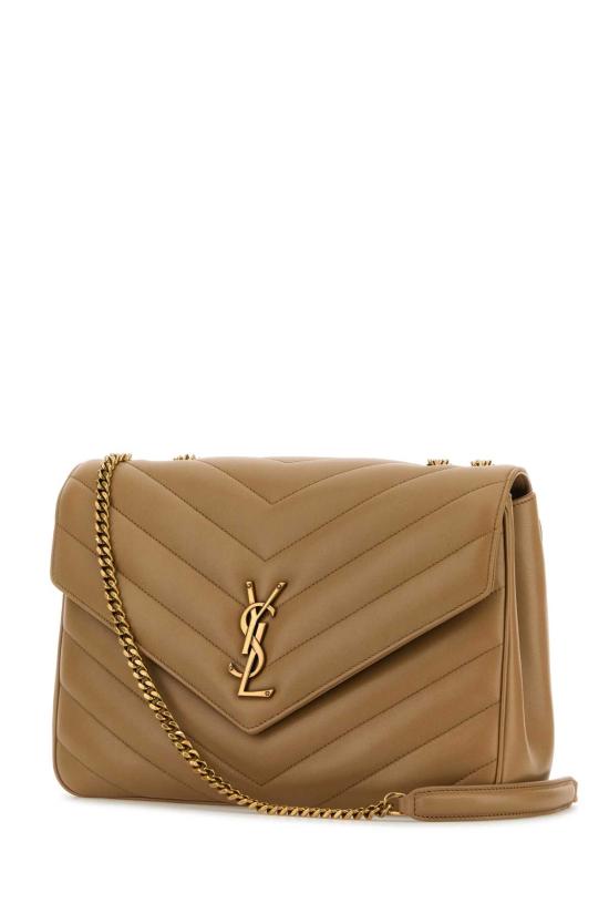 26SS 생로랑 루루 라지 마틀라세 램스킨 숄더백 803541AAEAX 2357 Camel - SAINT LAURENT
