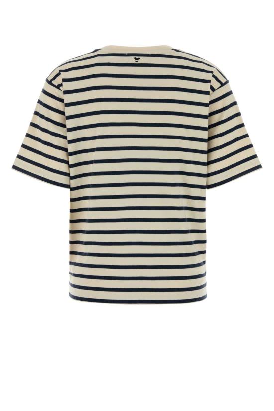 26SS 위켄드막스마라 반팔 티셔츠 2615941031600 010 Stripped - WEEKEND MAX MARA