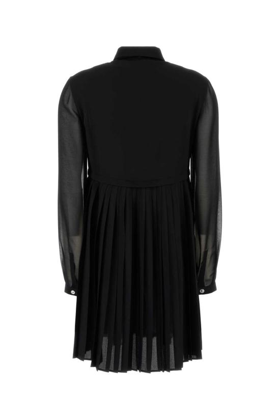 26SS 베르사체 미디 원피스 10226211A17160 1B000 Black - VERSACE