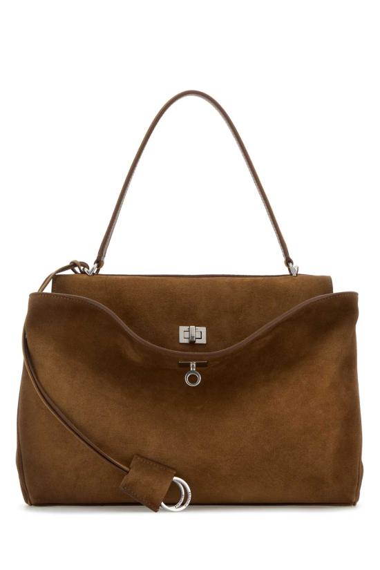 26FW 발렌시아가 로데오 미디움 핸드백 7897722AB4G 2533 Brown