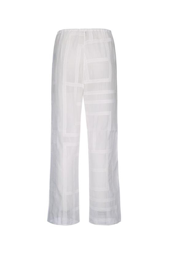 25FW 토템 스트레이트 팬츠 253WRB0316FB0441 047 WHITE - TOTEME