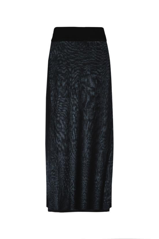 25FW 토템 롱 스커트 253WRB0304YA0079 001 Black