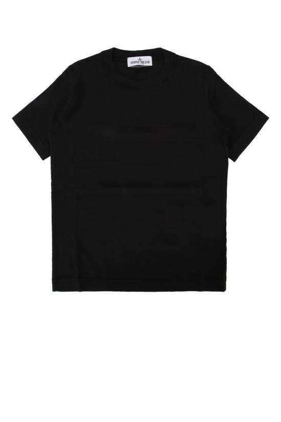 25FW [키즈] 스톤 아일랜드 티셔츠 210000750 V0029 BLACK