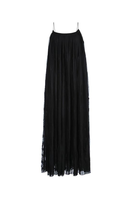 25FW 토템 미디 원피스 253WRD0211FB0431 001 BLACK