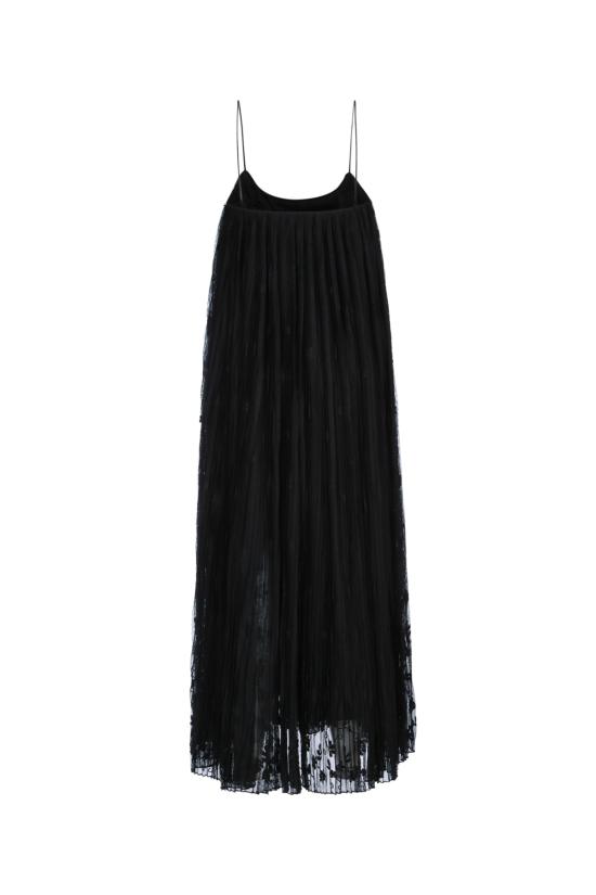 25FW 토템 미디 원피스 253WRD0211FB0431 001 BLACK - TOTEME
