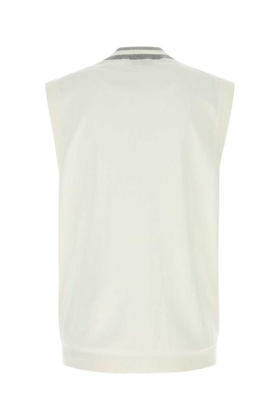 26SS 브루넬로 쿠치넬리 스웨터 M29203607F CJ068 White - BRUNELLO CUCINELLI