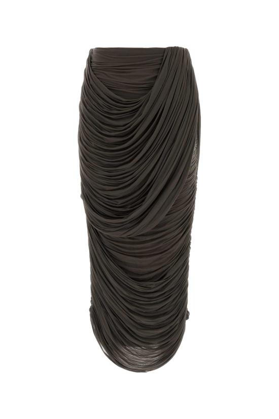 26SS 마그다뷰트림 롱 스커트 302426 BROWN Brown