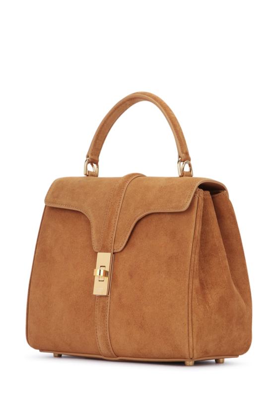 26SS 셀린느 스웨이드 카프스킨 클래식 16 백 188003FTO 18TB TOBACCO - CELINE