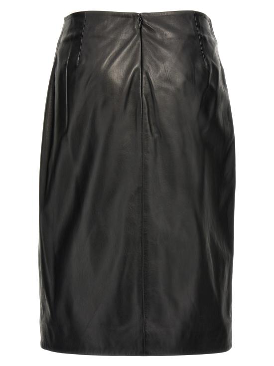 25SS 루루 드 세종 미디 스커트 EKARE BLACK - LOULOU DE SAISON
