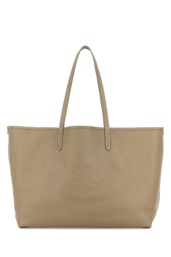 25FW 버버리 하이랜드 미디움 토트백 8114970 B7280 Beige o Tan