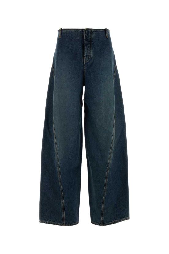 25FW 알라이아 데님 팬츠 AA9P1256D007B 517 Blue