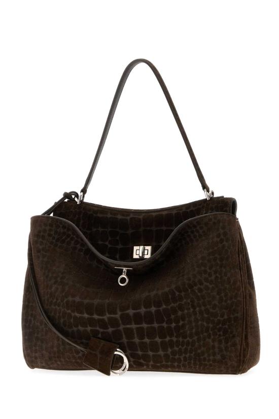 26FW 발렌시아가 로데오 미디움 핸드백 7897722ABFA 2411 Brown - BALENCIAGA