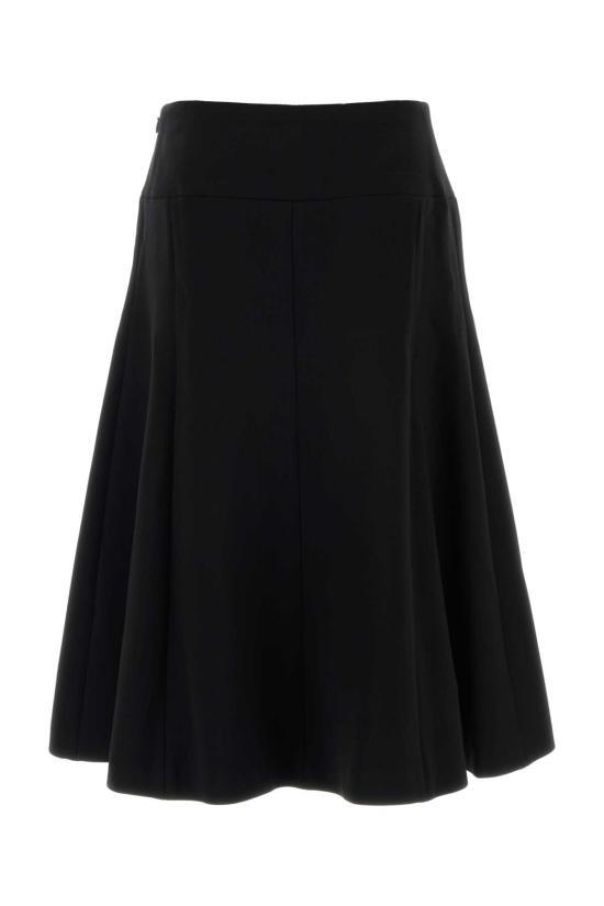 25FW 알라이아 미디 스커트 AA9J2371T582B 995 Black - ALAIA