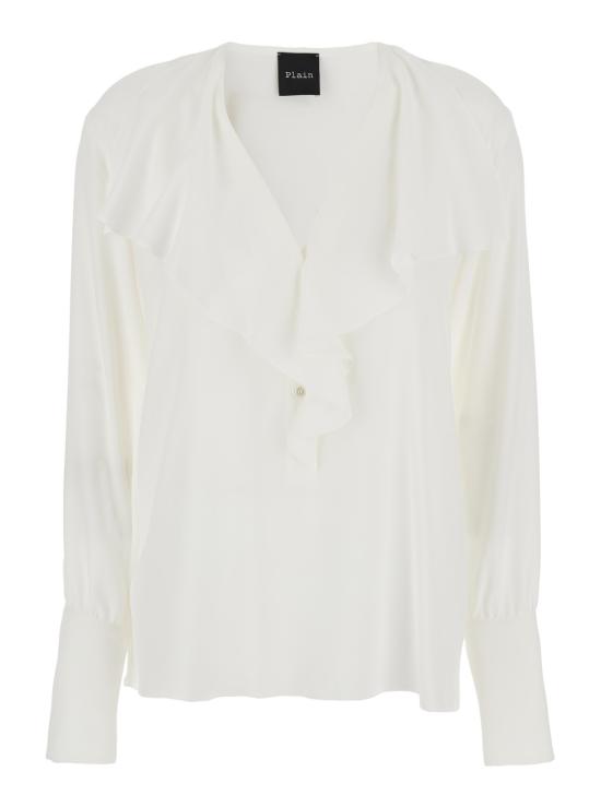 26SS 플레인 블라우스 41974057020 White